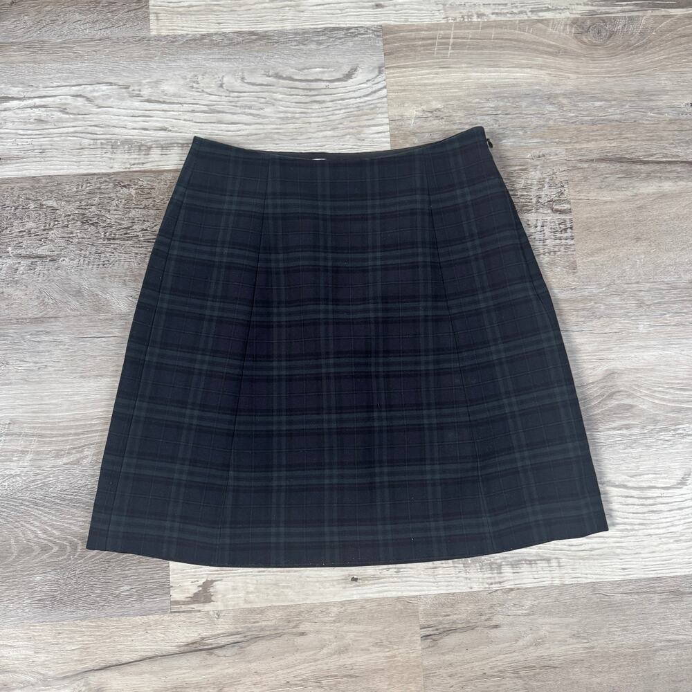 Babaton Black Plaid Mini Skirt